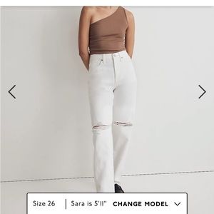 Madewell Baggy Straight Jean